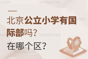 北京公立小学有国际部吗？在哪个区？