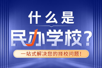 民办学校是什么意思