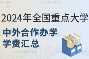 2024年全国重点大学中外合作办学学费汇总