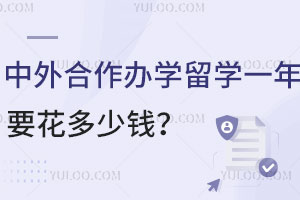 中外合作办学留学一年要花费多少钱？附国内各院校费用