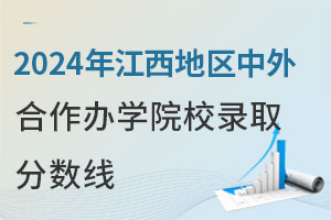 2024年江西地区中外合作办学院校录取分数线