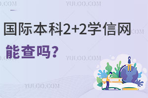 国际本科2+2学信网能查吗？