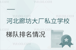 河北廊坊大厂私立学校梯队排名情况，哪些走国内中高考？哪些走出国方向？