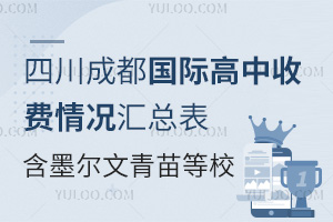 四川成都国际高中收费情况汇总表（含墨尔文、青苗等学校信息）