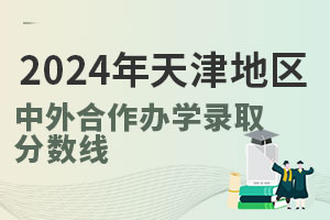 2024年天津地区中外合作办学院校录取分数线